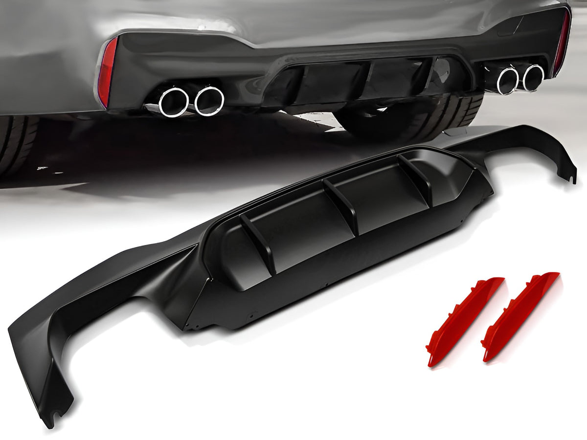 BMW G31 (G30) M5 Look Dual-Exit Rear Diffuser OO-OO V5 – original photo