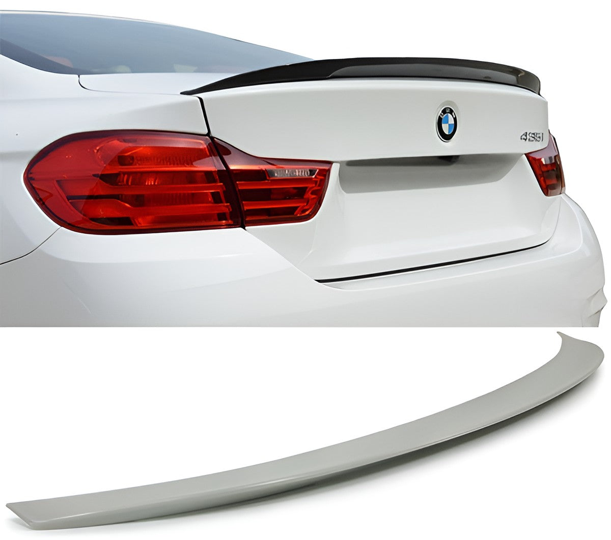 BMW F32 Coupe Rear Spoiler Lip – Unpainted