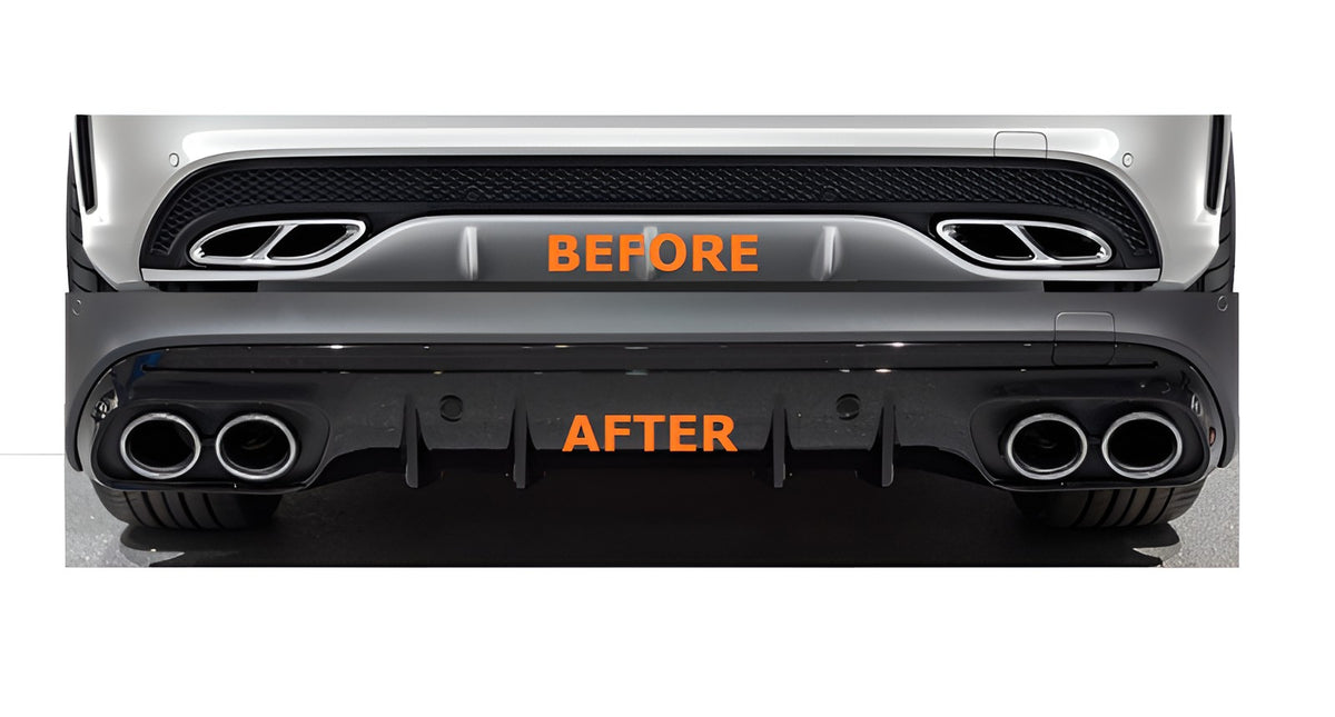 Mercedes-Benz C-Class (W205) Rear Diffuser Package C43 AMG Facelift Look – Ref. A205GA8856803