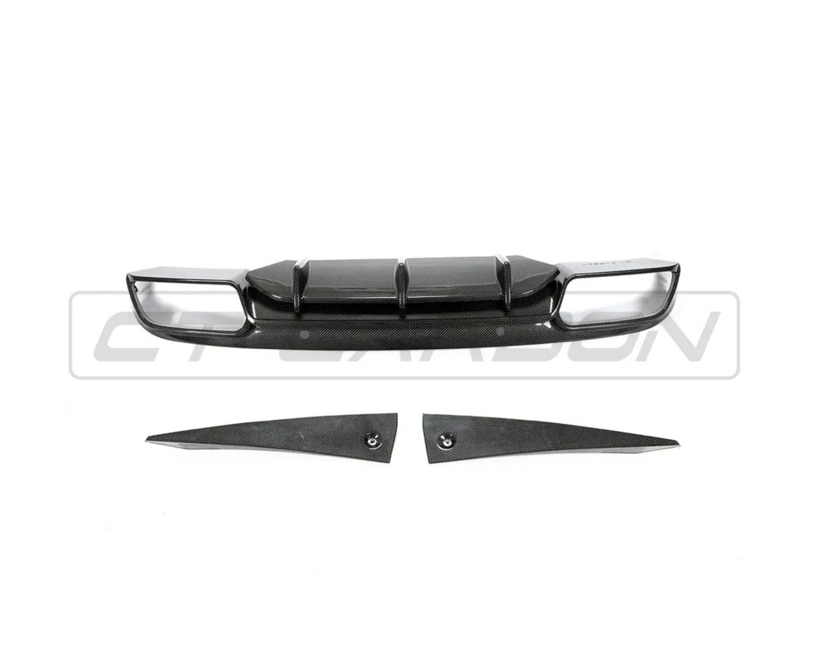 Mercedes C63 W205 Facelift Coupe Carbon Rear Diffuser – CT Design