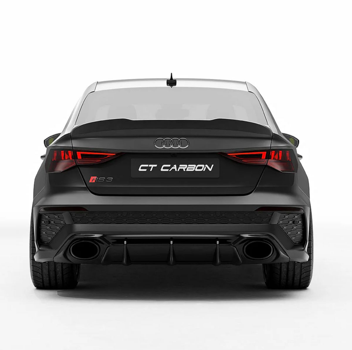 Audi RS3 8Y Pre-Facelift Carbon Rear Diffuser V2 – CT Design