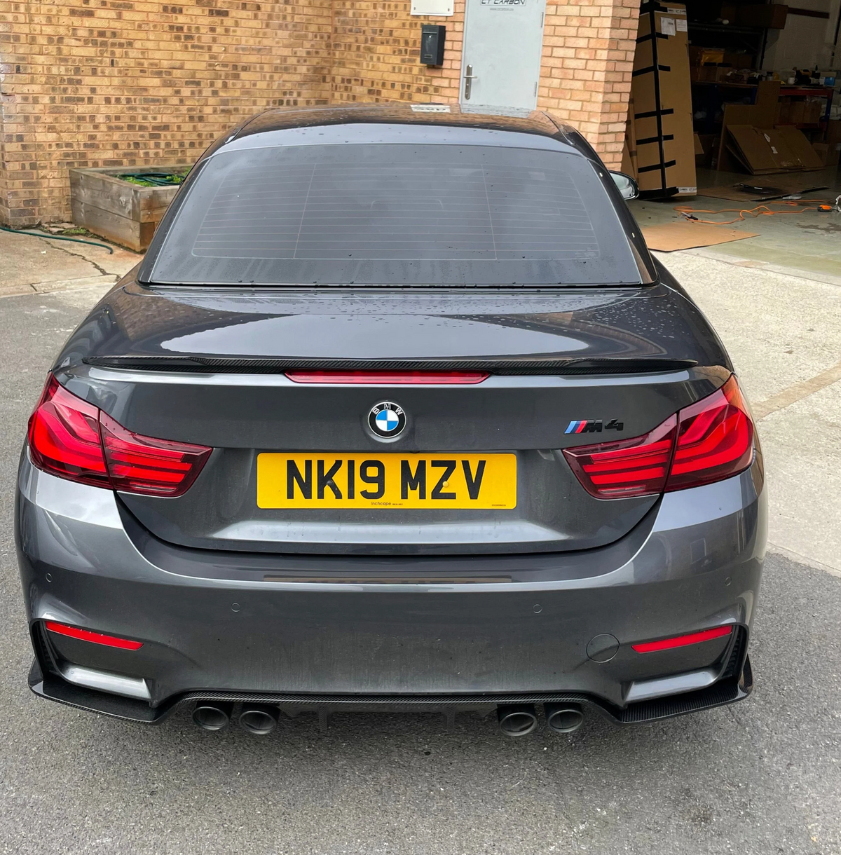 BMW M4 F83 / 4 Series F33 Carbon Rear Spoiler V2 – CT Design