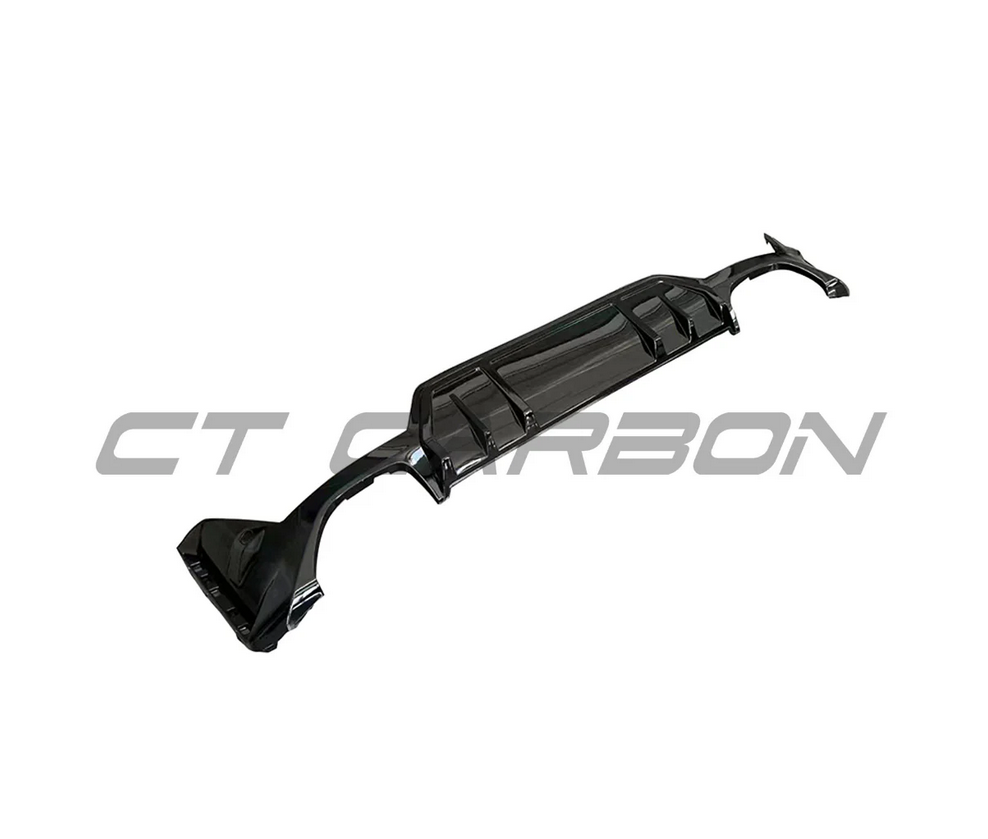 BMW 3 Series G20/G21 Facelift Rear Diffuser Gloss Black V2 – CT Design
