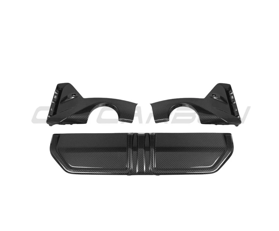 BMW 3 Series G20/G21 Facelift Carbon Rear Diffuser V4 – CT Design