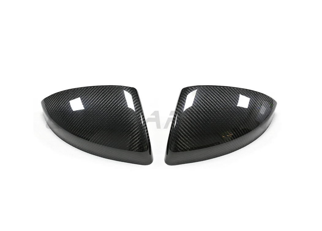 Audi R8 V10 2015+ Carbon Mirror Caps without Lane Assist – CT Design