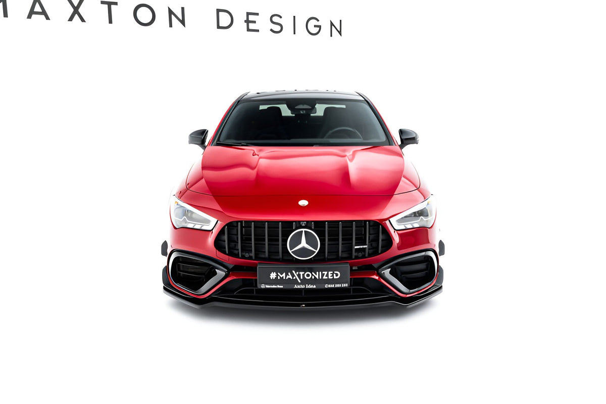 Mercedes-Benz CLA 45 AMG (C118) Maxton Design Front Splitter V4 – original photo