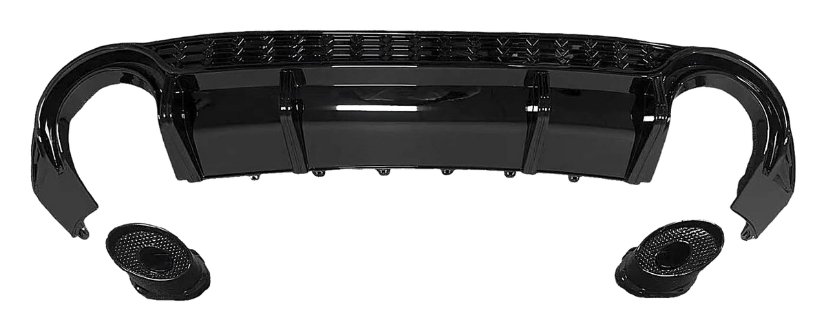 Audi A3 Sportback S-Line (8Y) Rear Diffuser & Exhaust Tips V3