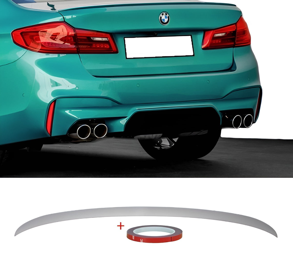 BMW G30 Rear Spoiler Lip V2 – Unpainted