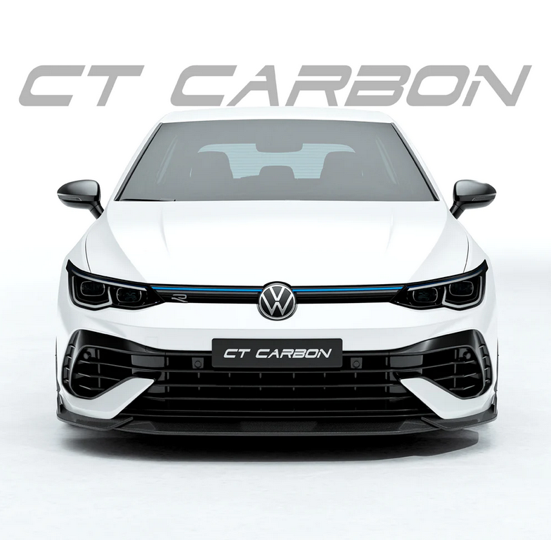VW Golf 8 R MK8 Carbon Front Lip – CT Design | DTC Certificate