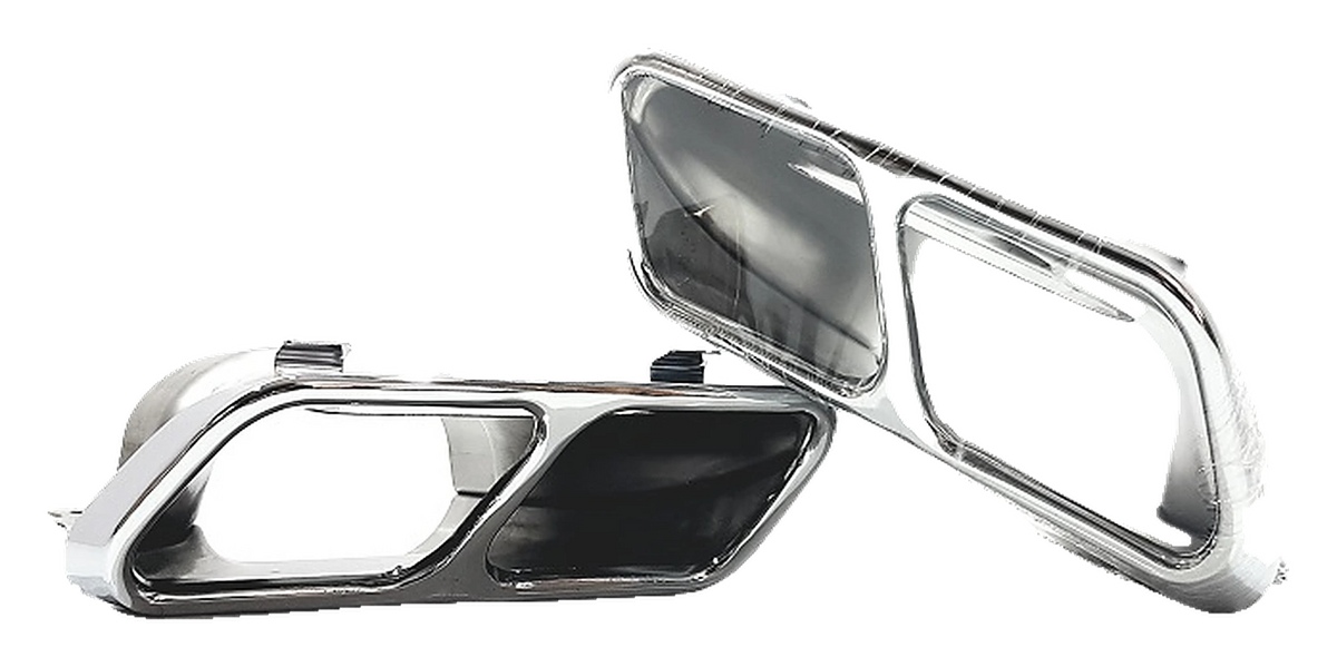 Mercedes-Benz A-Class (W176) Rear Diffuser A45 AMG Exhaust Tips