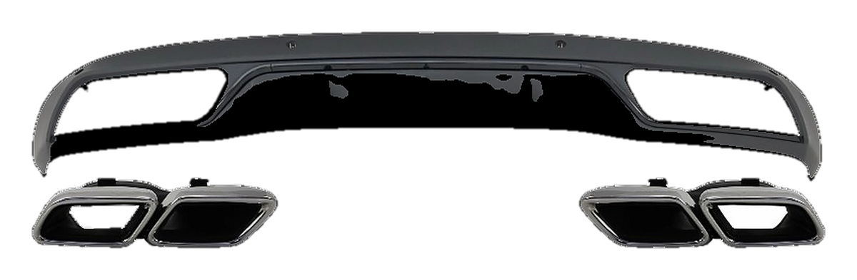 Mercedes-Benz C-Class (W205) Rear Diffuser Package C63 AMG Look