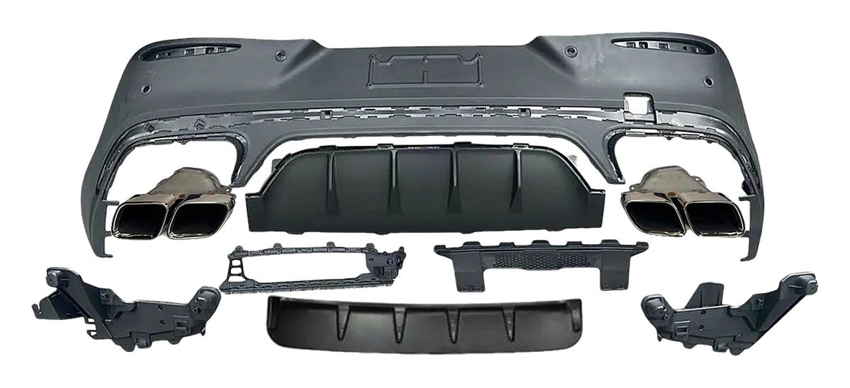 Mercedes-Benz GLC Coupe (X254) Rear Diffuser GLC 63 AMG Look V3