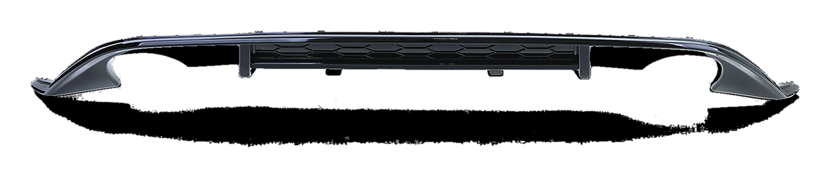 VW Golf 7 GTI Rear Diffuser Gloss Black O--O