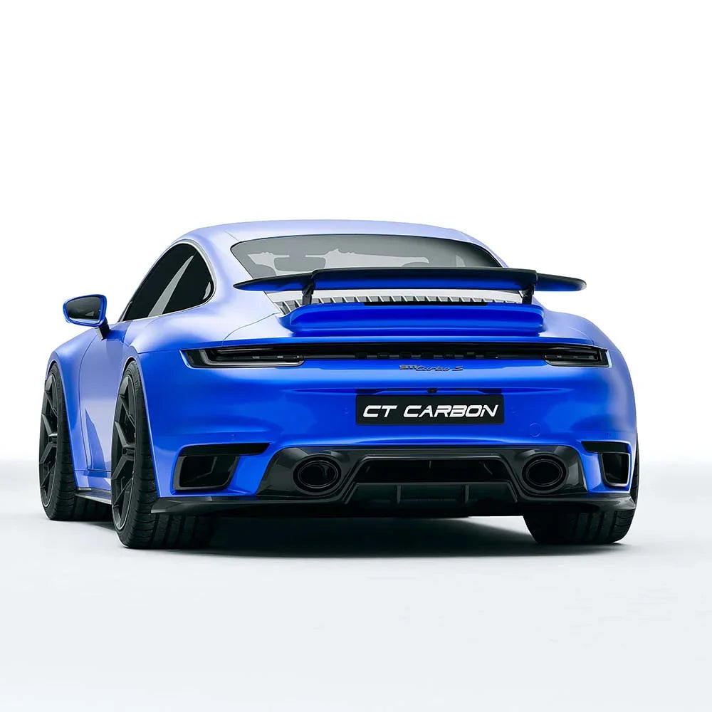 Porsche 911 992 Turbo / Turbo S Carbon Rear Diffuser – CT Design