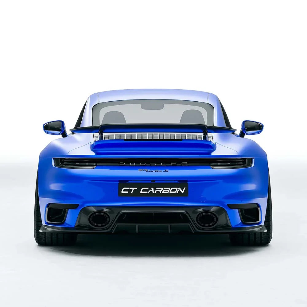 Porsche 911 992 Turbo / Turbo S Carbon Rear Diffuser – CT Design
