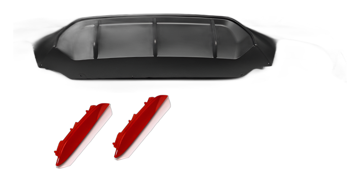 BMW G31 (G30) M5 Look Dual-Exit Rear Diffuser OO-OO V5