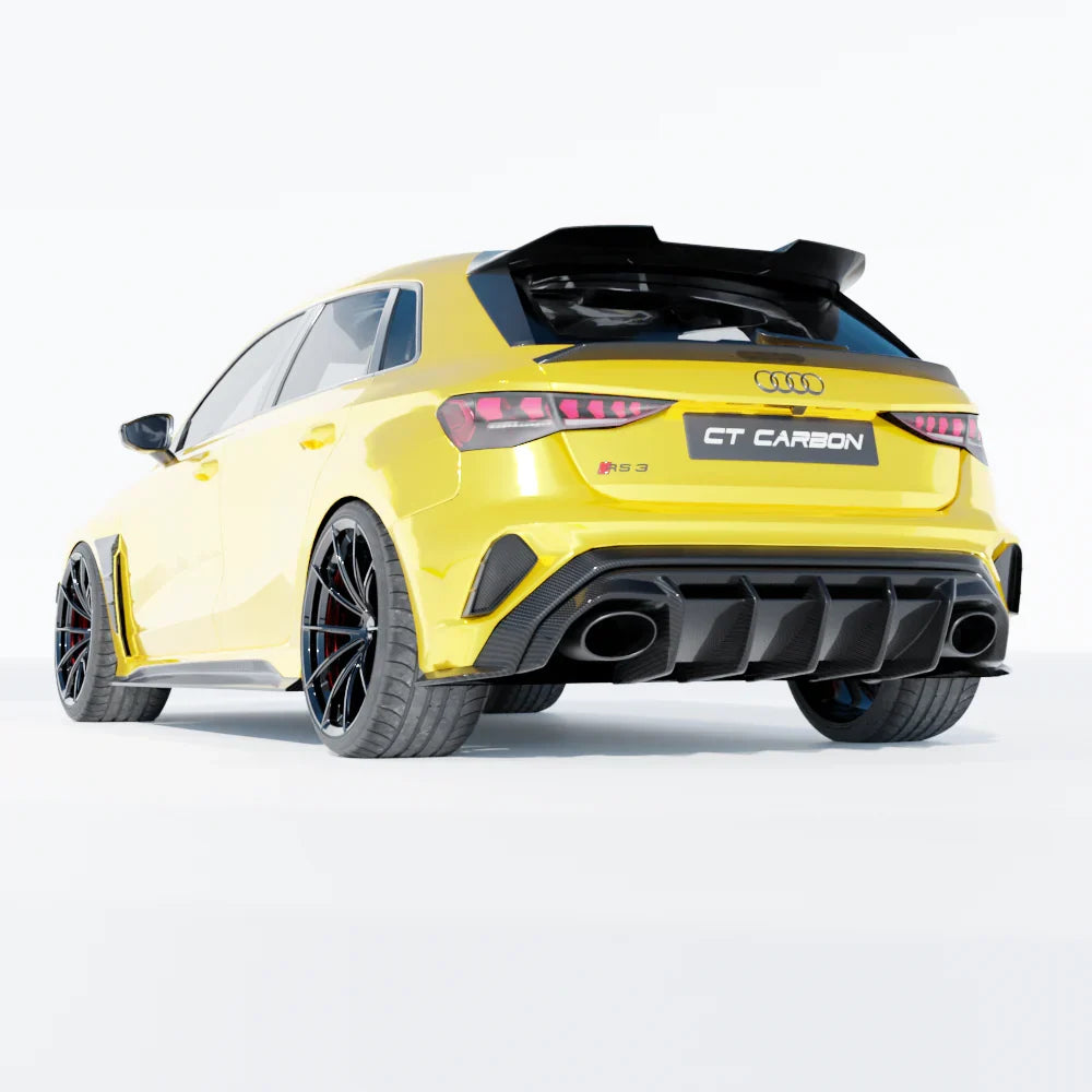 Audi A3/S3/RS3 8Y Sportback Carbon Boot Spoiler – CT Design