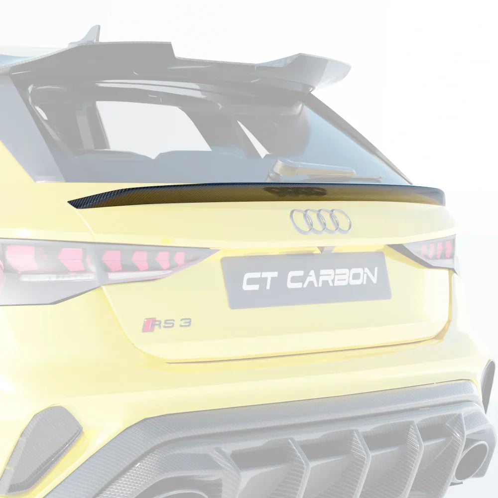 Audi A3/S3/RS3 8Y Sportback Carbon Boot Spoiler – CT Design