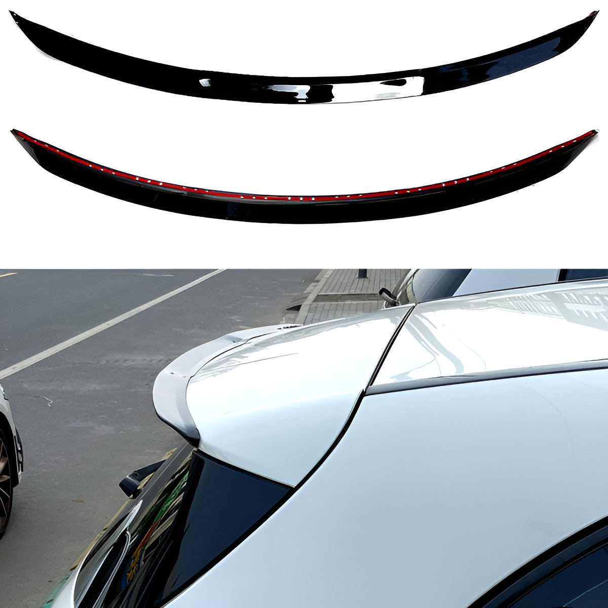 Mercedes-Benz A-Class (W176) Roof Spoiler Lip Add-On V1