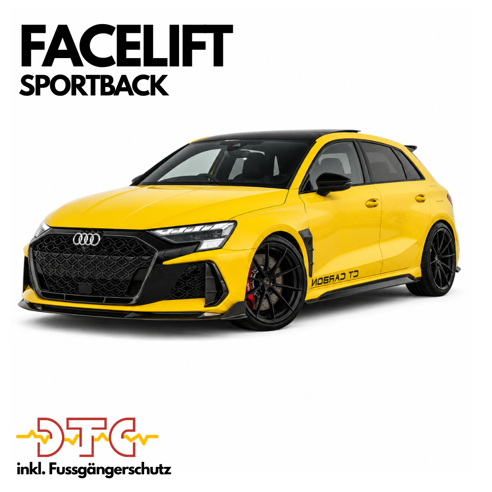 Audi RS3 8Y Facelift Sportback Carbon Kit V3 – CT Design | DTC Certificate