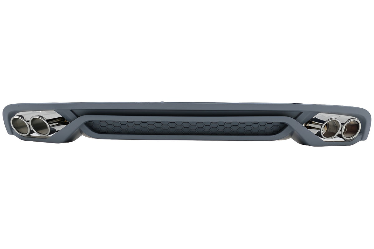 Audi A4 Facelift (B8) Dual-Exit Rear Diffuser Sport Look V2 – original photo