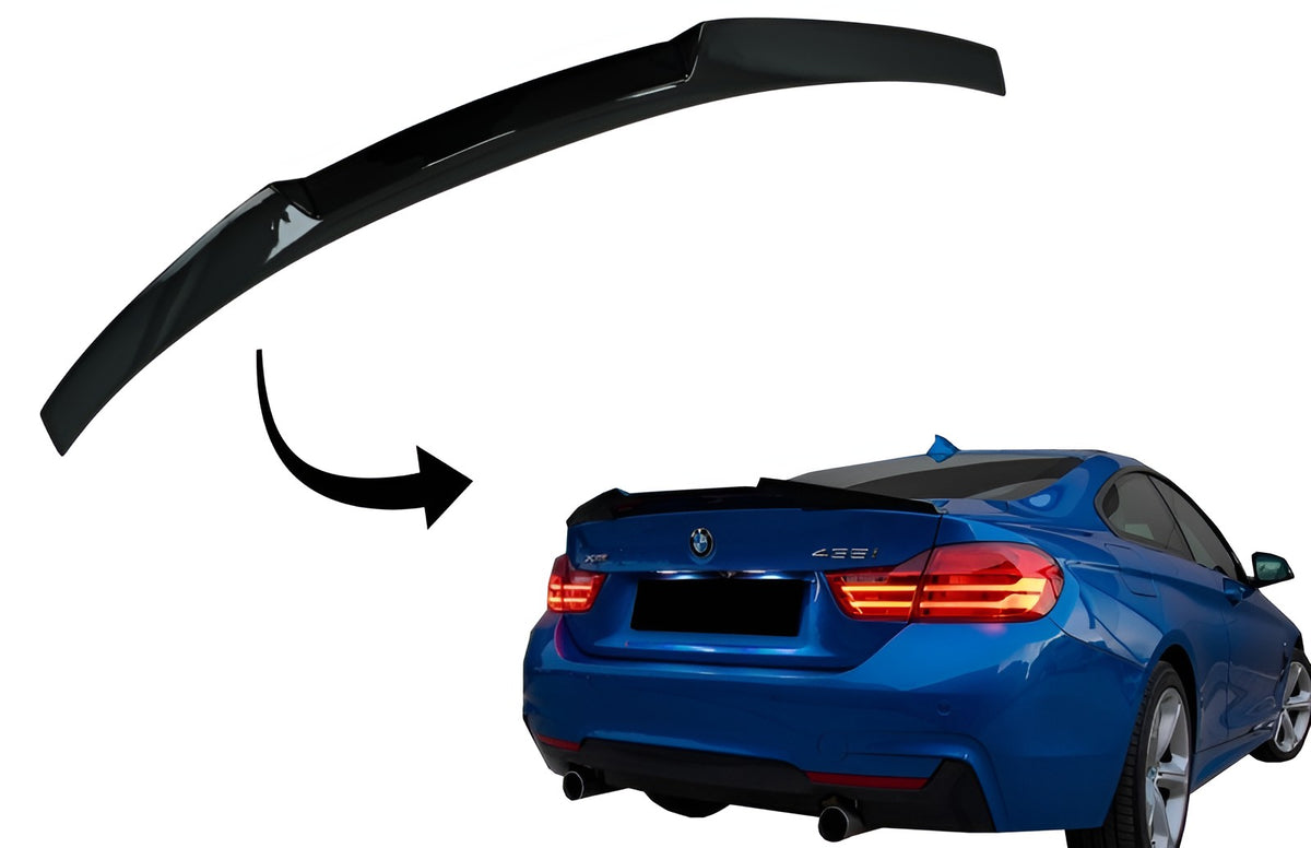 BMW F32 Coupe Rear Spoiler Lip Piano Black – original photo
