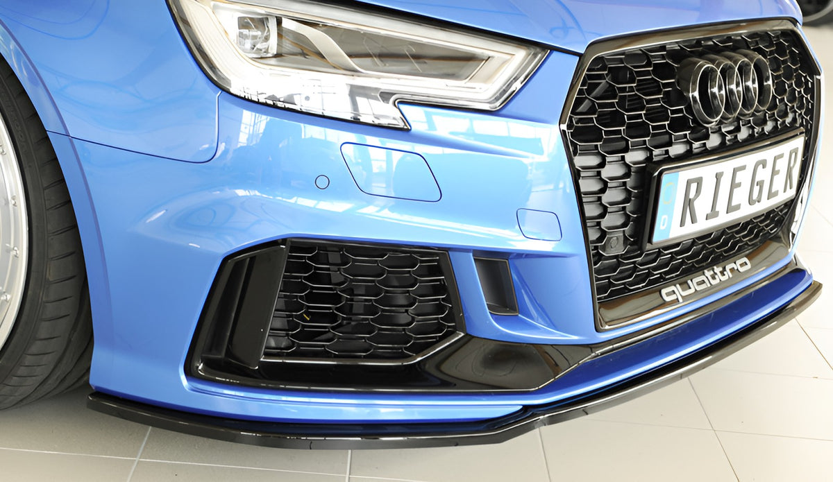 Audi RS3 from 2017 (8V) Rieger Front Splitter Blade – Ref. RIE00088161
