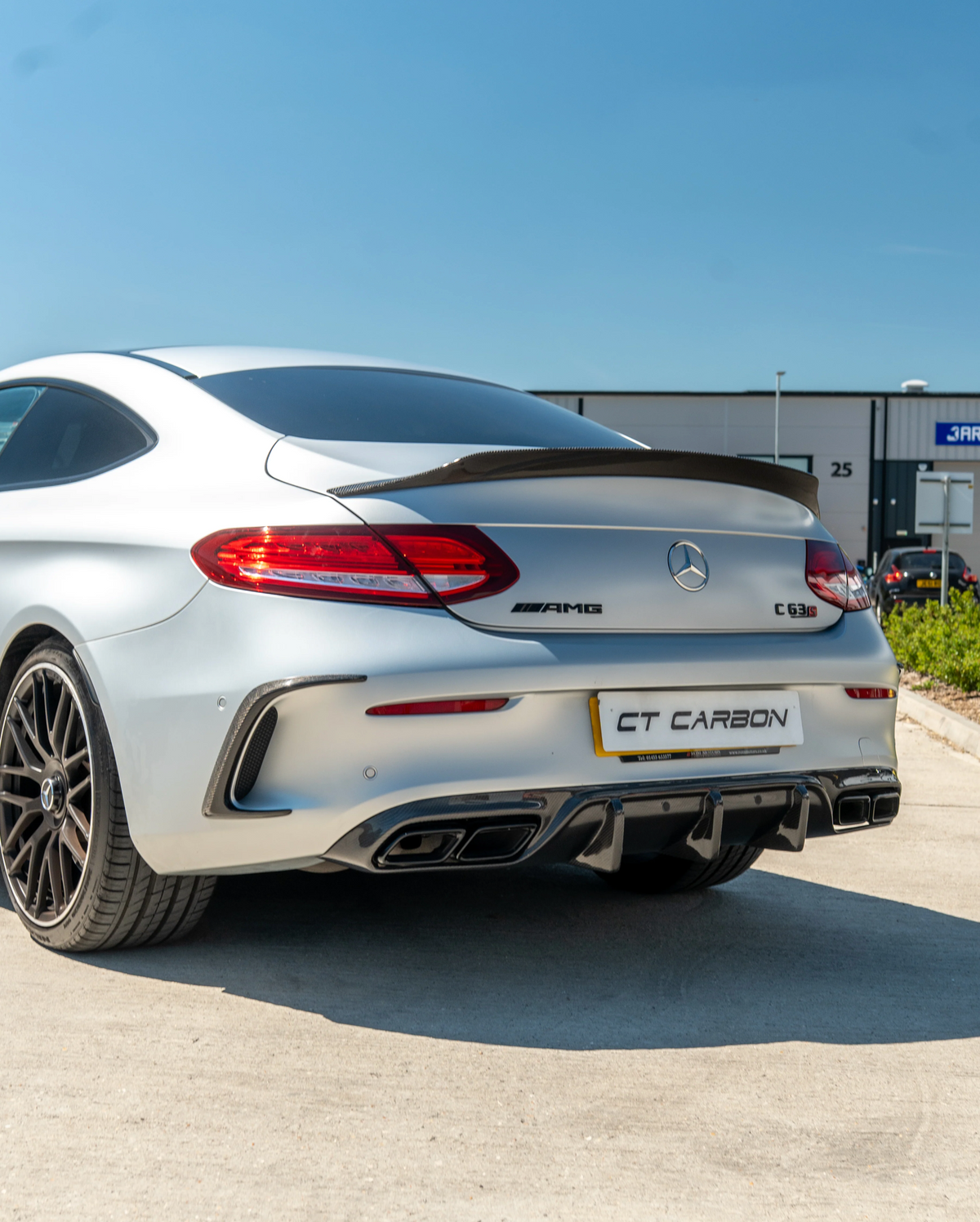 Mercedes C63 W205 Coupe Carbon Rear Spoiler PS Style – CT Design