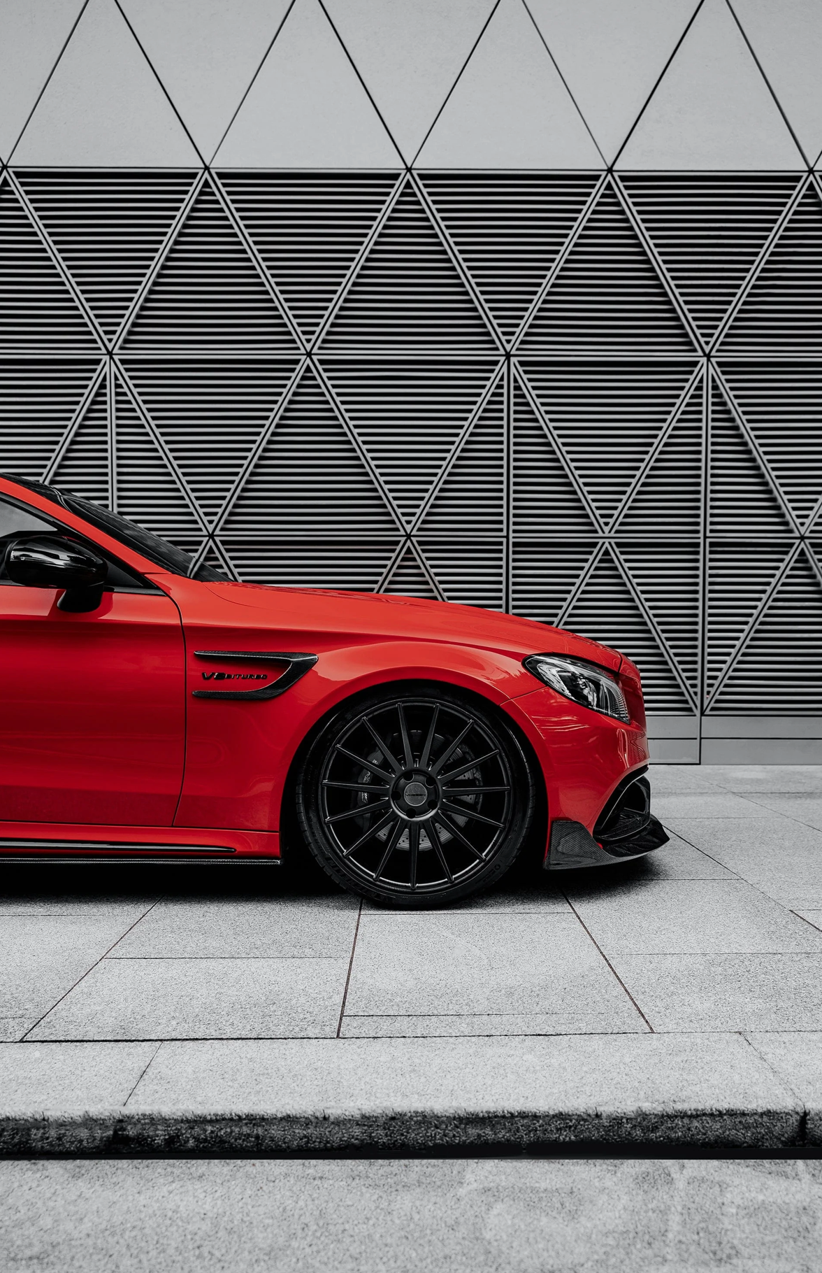Mercedes C63 W205 Coupe Carbon Side Trims – CT Design