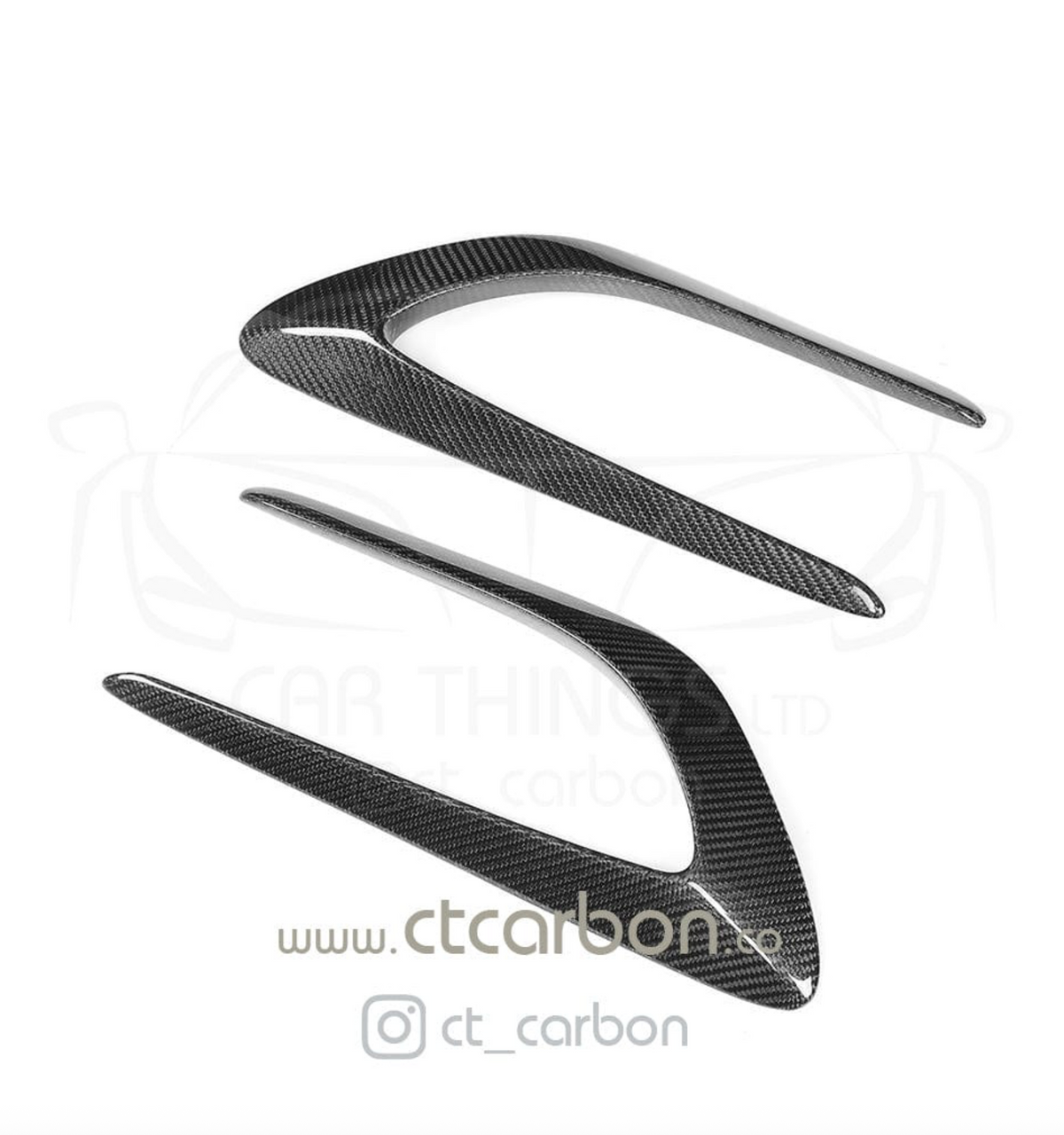Mercedes C63 W205 Coupe Carbon Side Trims – CT Design