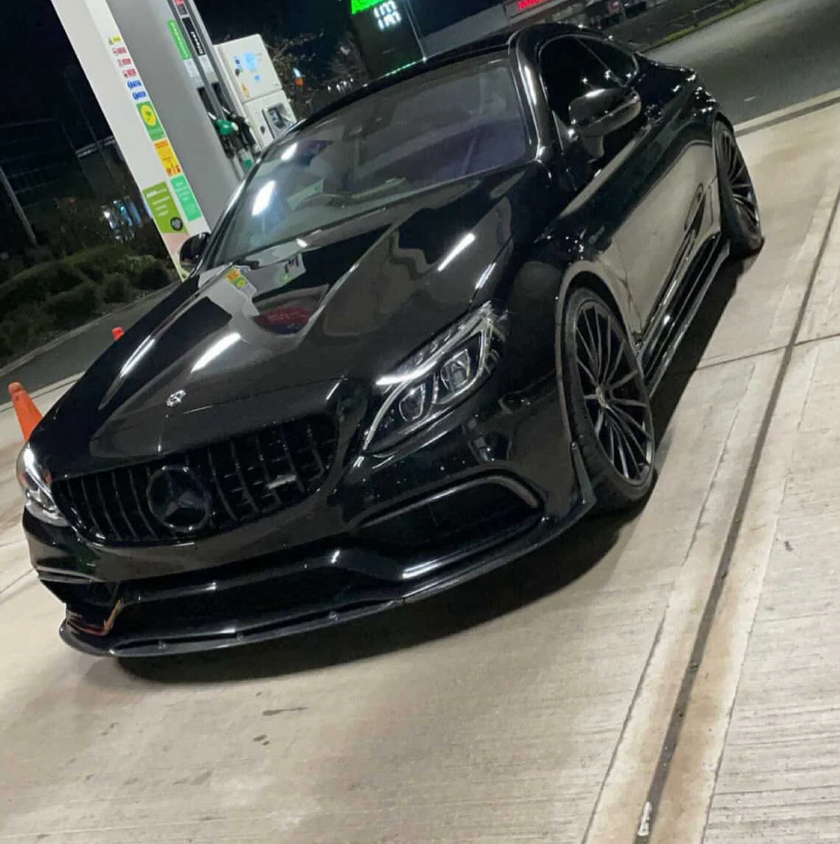 Mercedes C63 W205 Coupe Carbon Front Lip Ed.1 Style – CT Design