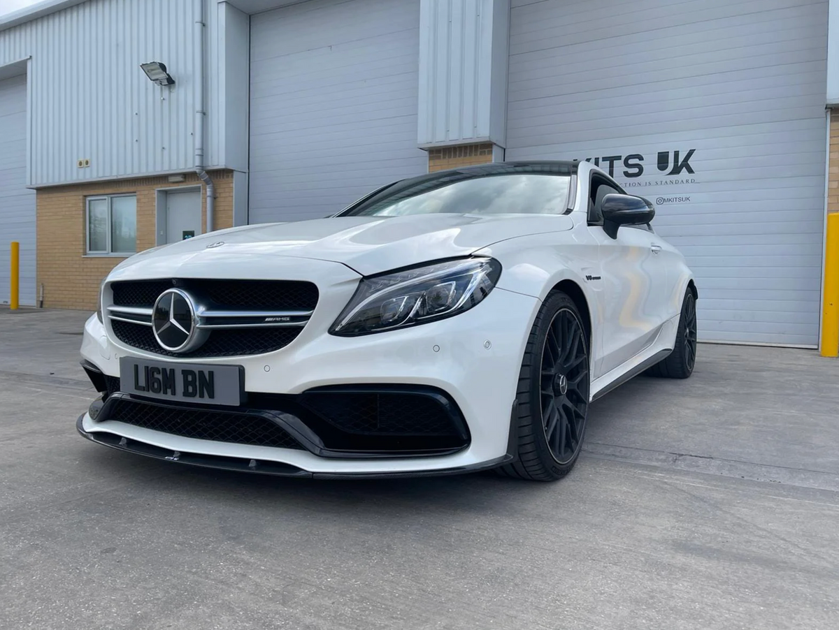 Mercedes C63 W205 Coupe Carbon Front Lip Ed.1 Style – CT Design