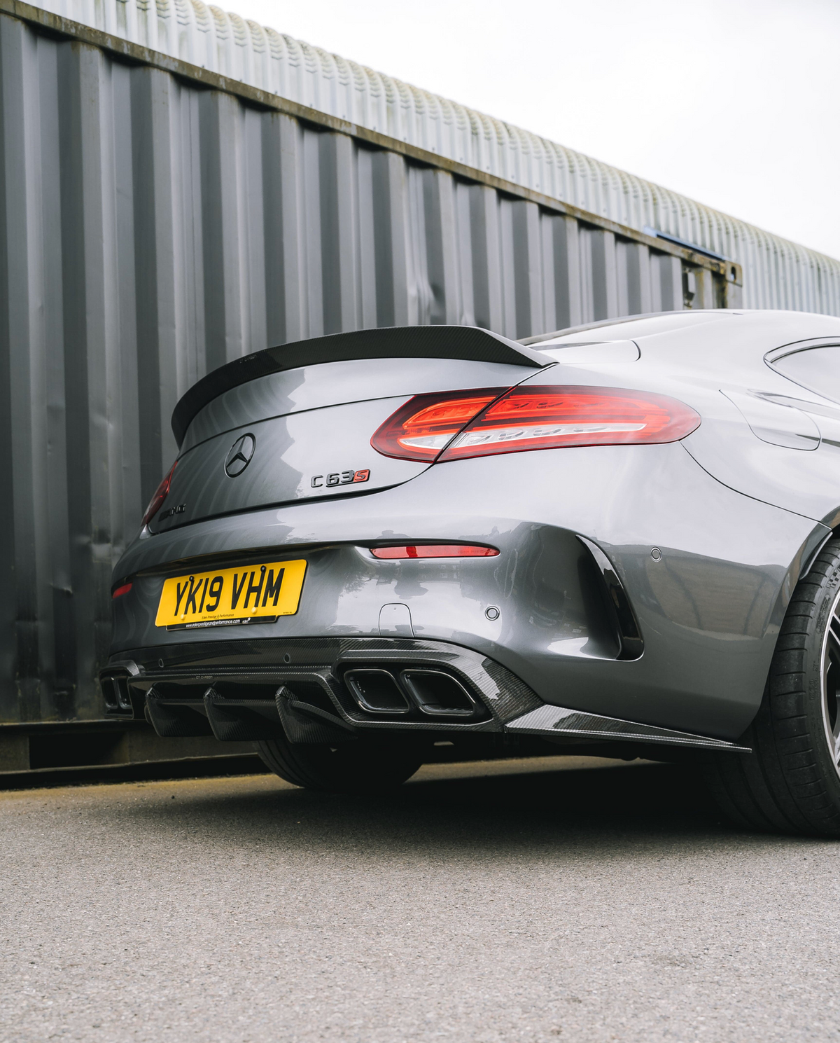 Mercedes C63 W205 Facelift Coupe Carbon Rear Diffuser – CT Design