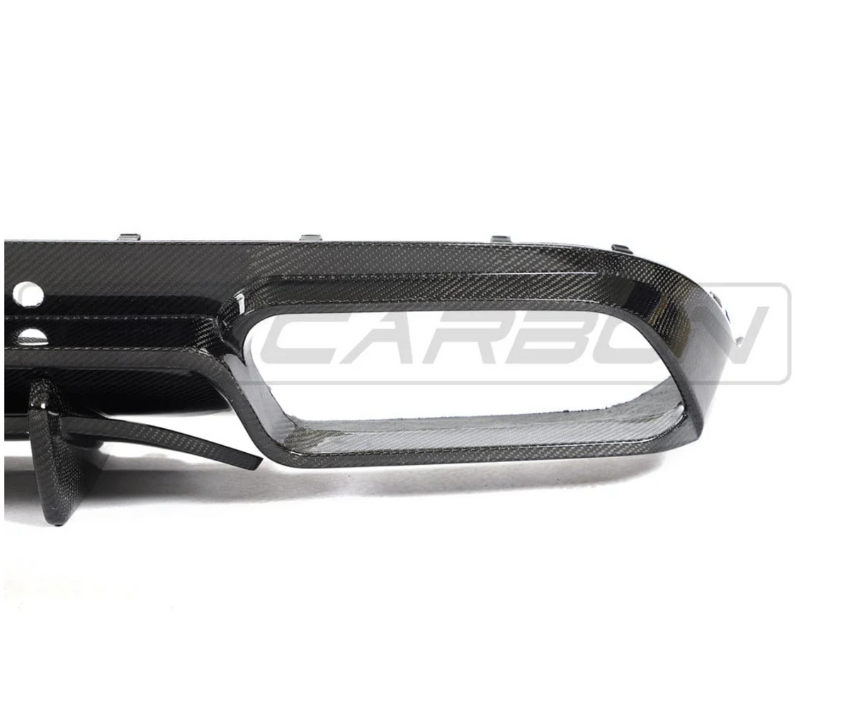 Mercedes C63 W205 Facelift Coupe Carbon Rear Diffuser – CT Design