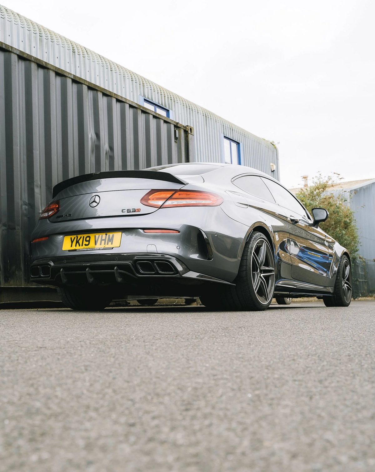 Mercedes-Benz C63 W205 Coupe Carbon Rear Spoiler OEM Style – CT Design