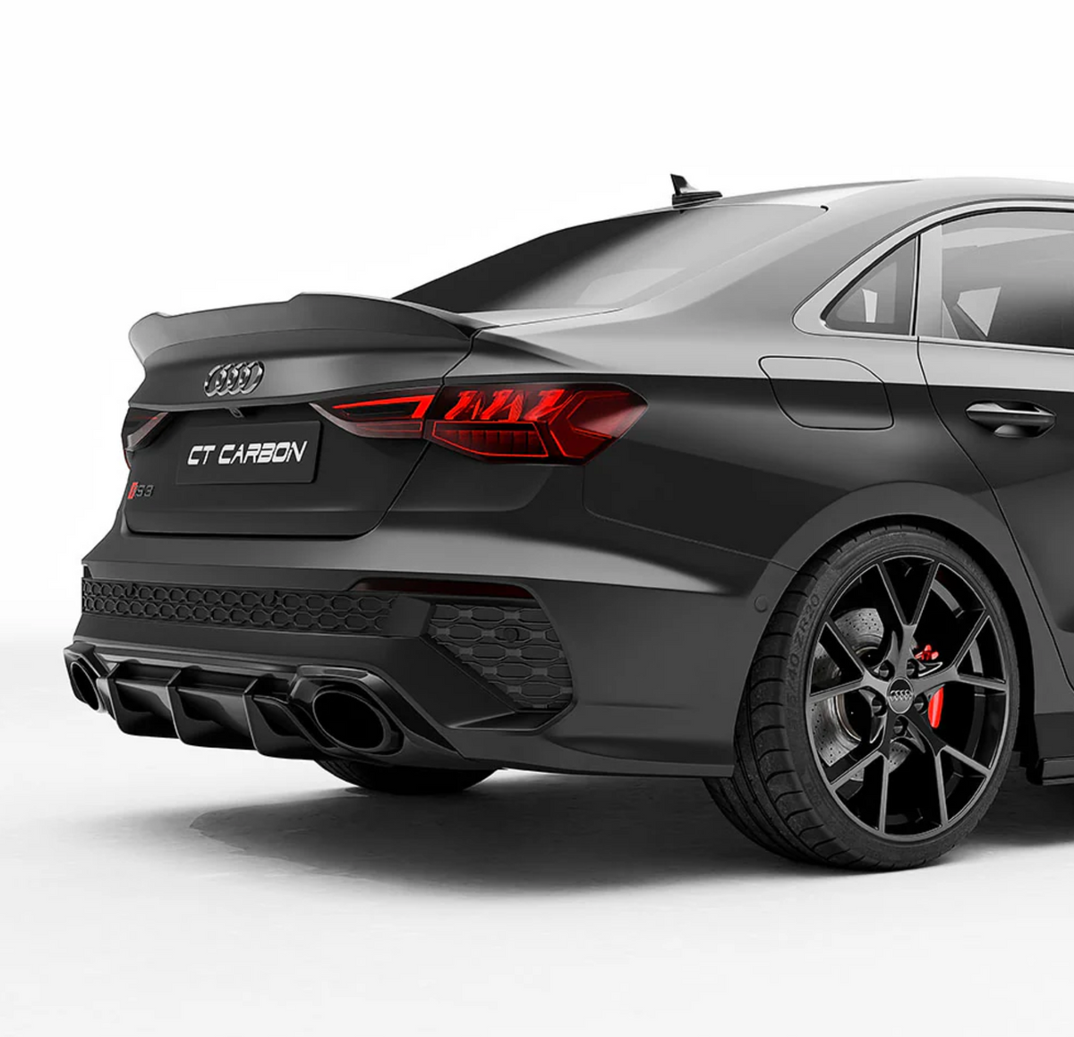 Audi RS3 8Y Pre-Facelift Carbon Rear Diffuser V2 – CT Design