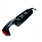 BMW 5 Series G30 / G31 Gloss Black Rear Diffuser V2 – CT Design
