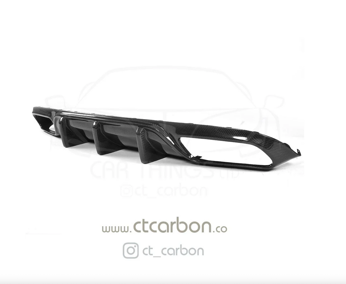 Mercedes C63 W205 Coupe Carbon Rear Diffuser OEM Style – CT Design