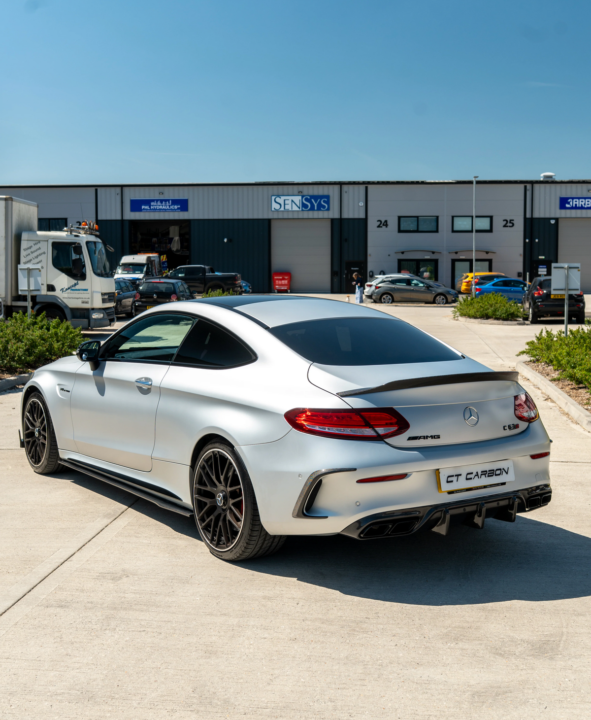 Mercedes C63 W205 Coupe Carbon Rear Diffuser OEM Style – CT Design