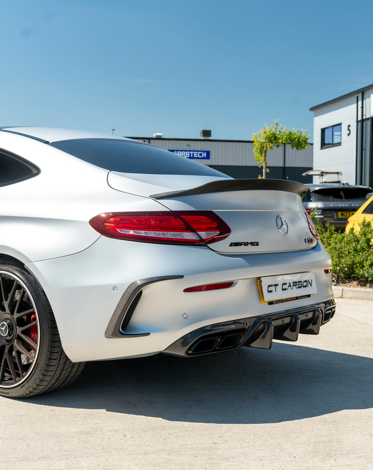 Mercedes C63 W205 Coupe Carbon Rear Diffuser OEM Style – CT Design
