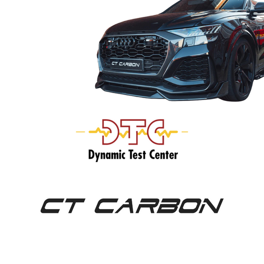 DTC Certificate – CT Carbon Audi RSQ8 Front Lip