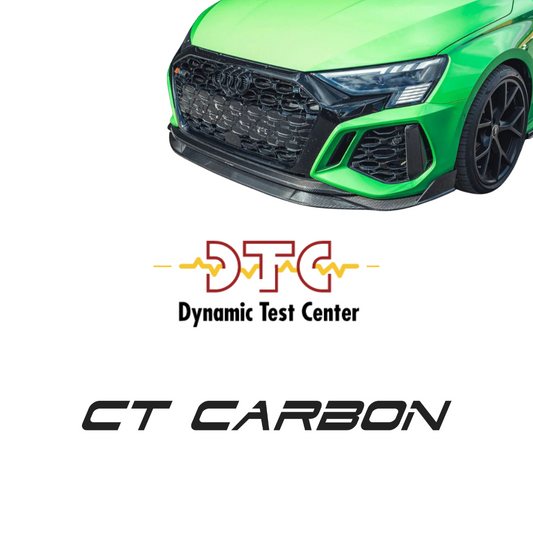 DTC Certificate – CT Carbon Audi RS3 8Y Pre-Facelift Front Lip