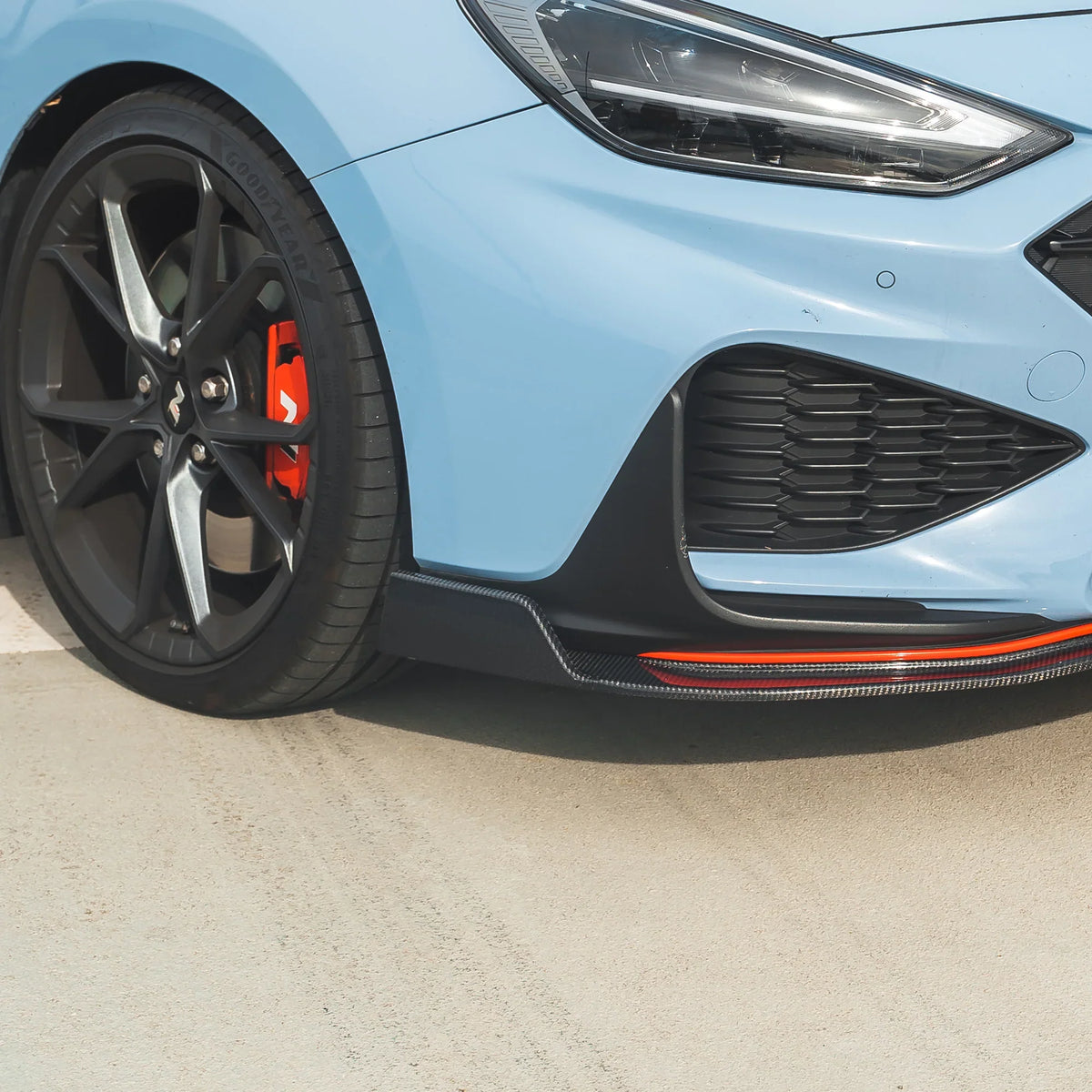 Hyundai i30 N Facelift Carbon Front Lip – CT Design