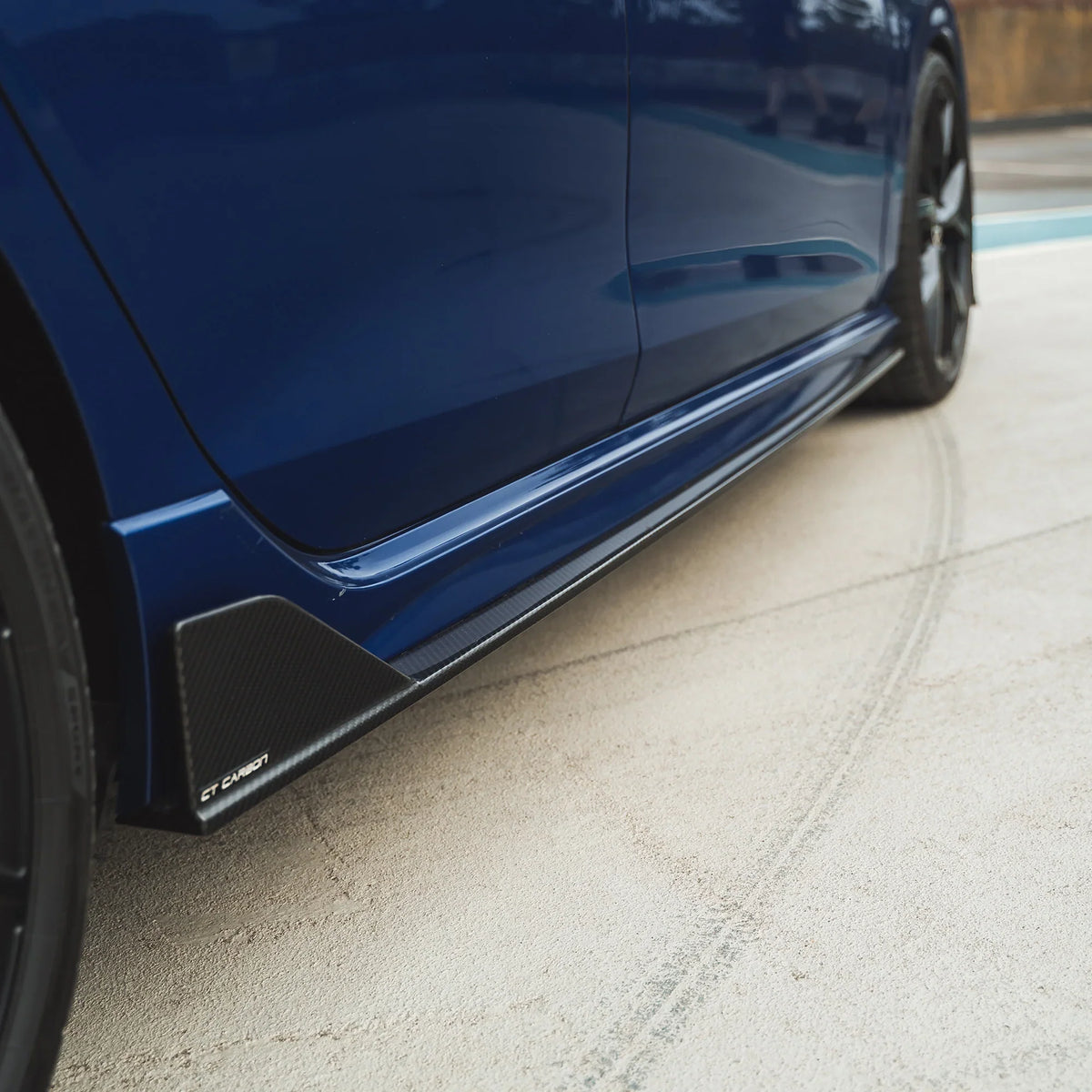 VW Golf 8 R MK8 Carbon Side Skirts – CT Design
