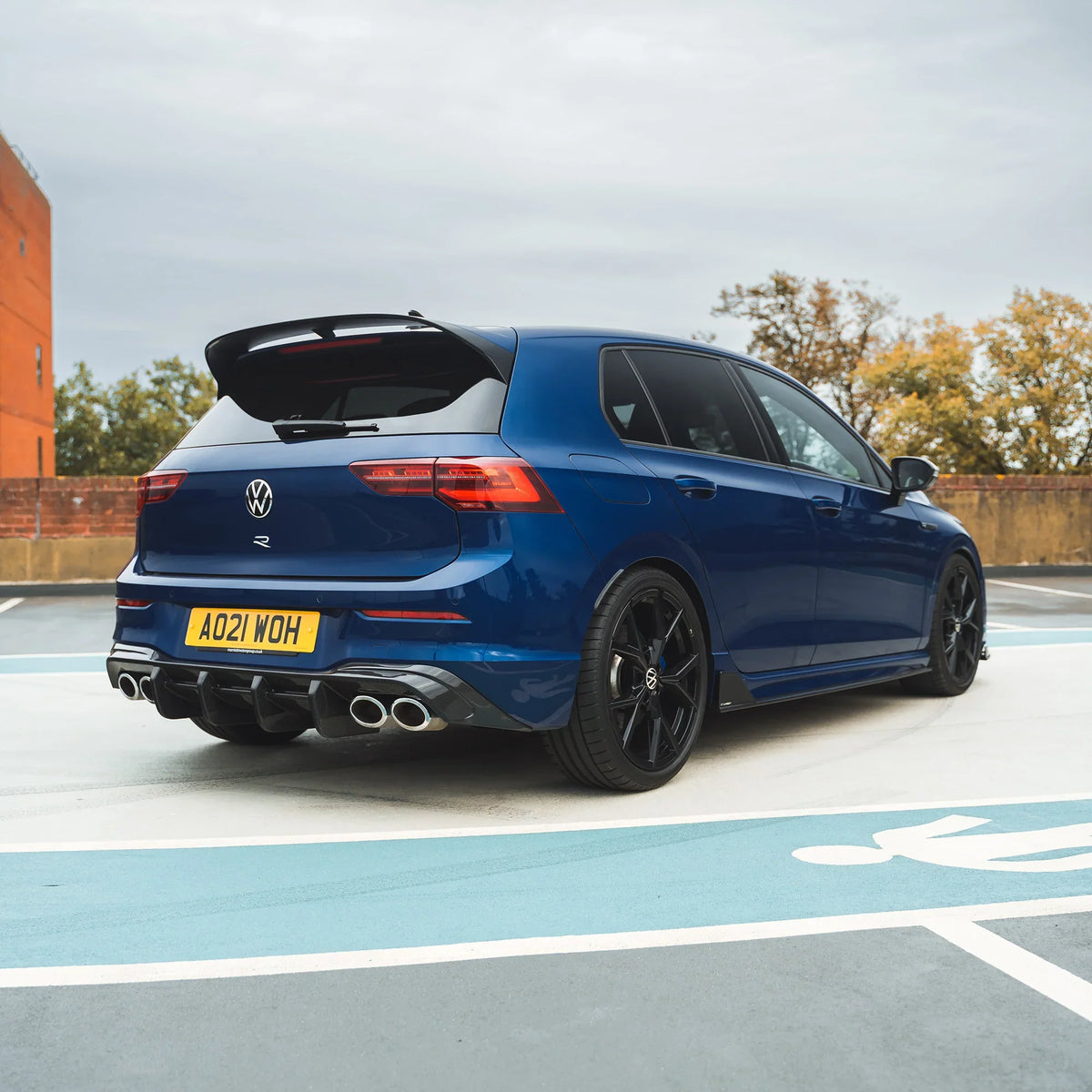 VW Golf 8 R MK8 Carbon Rear Diffuser – CT Design