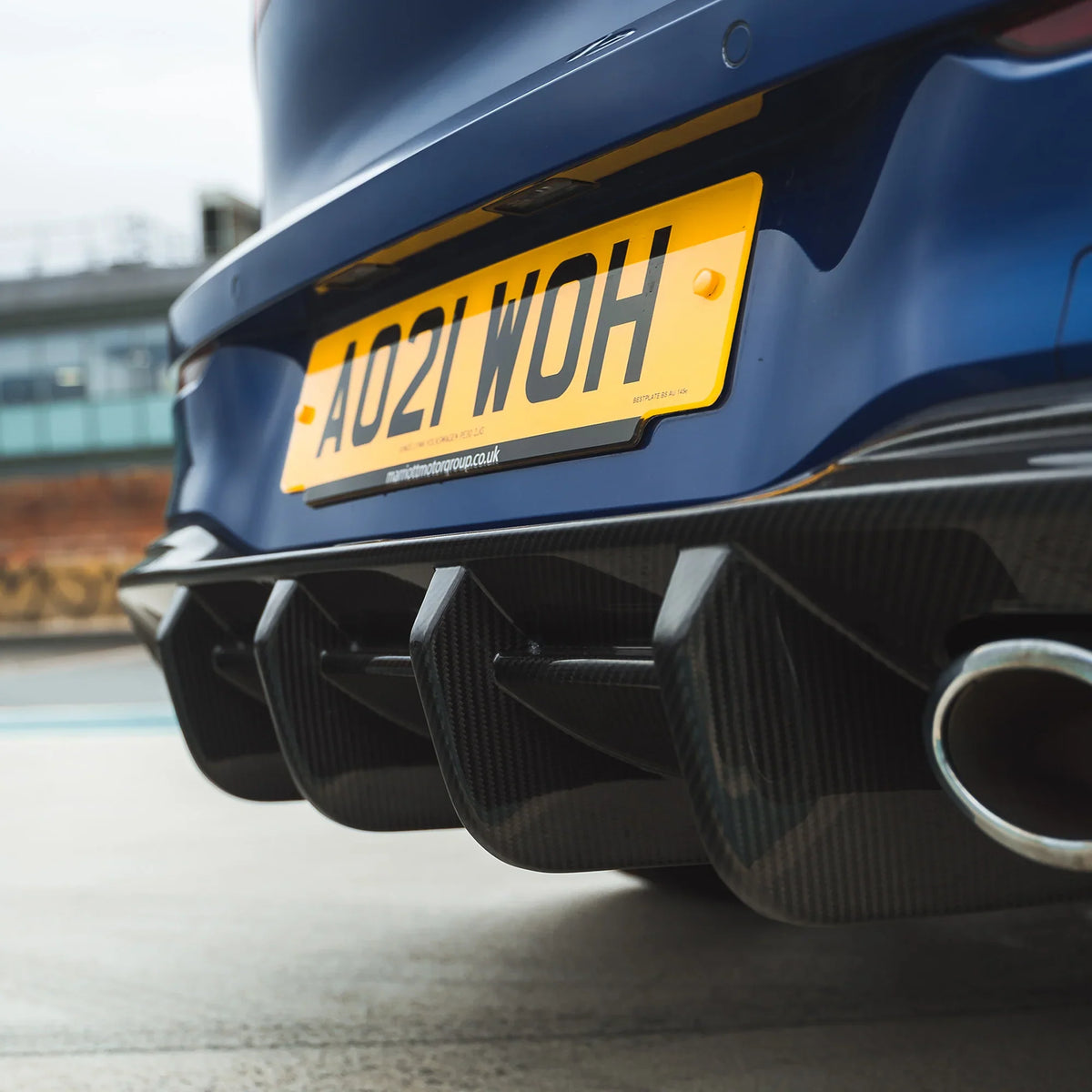 VW Golf 8 R MK8 Carbon Rear Diffuser – CT Design