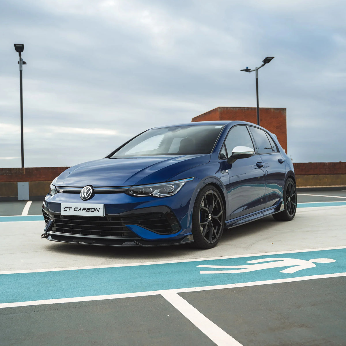 VW Golf 8 R MK8 Carbon Front Lip – CT Design | DTC Certificate