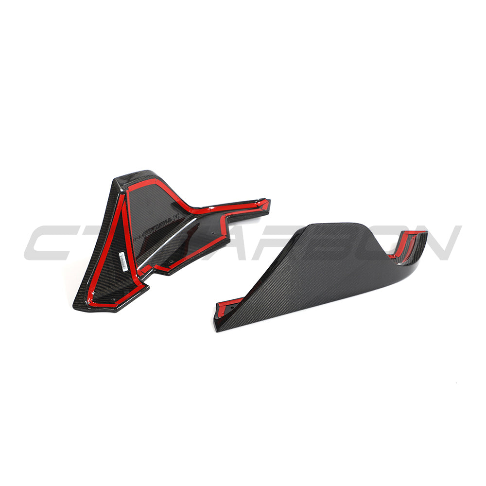 Toyota GR Supra A90 Carbon Rear Side Splitters – CT Design