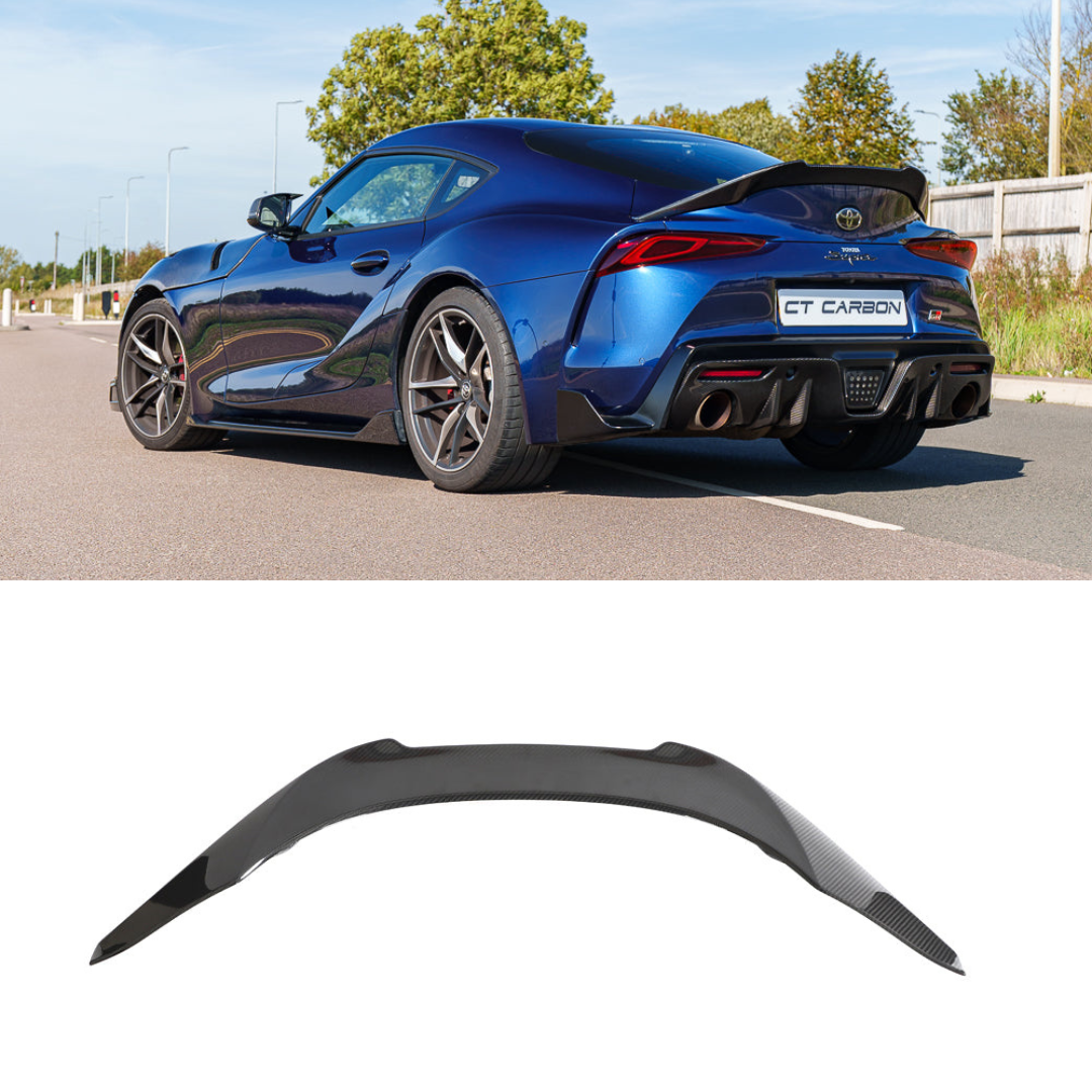 Toyota GR Supra A90 Carbon Rear Spoiler V2 – CT Design