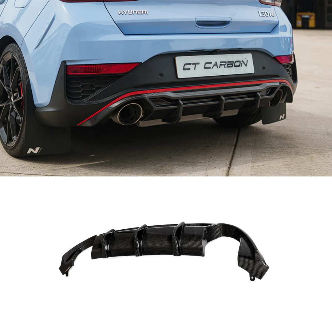 Hyundai i30 N Facelift Carbon Rear Diffuser – CT Design
